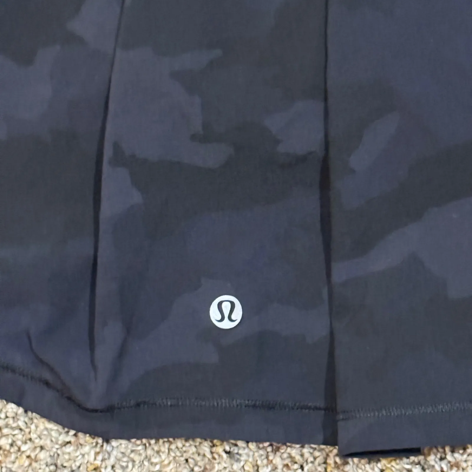 Lululemon Pace Rival Skirt Camo Black Tennis Golf Athleisure Women's Size 4 - Image 4