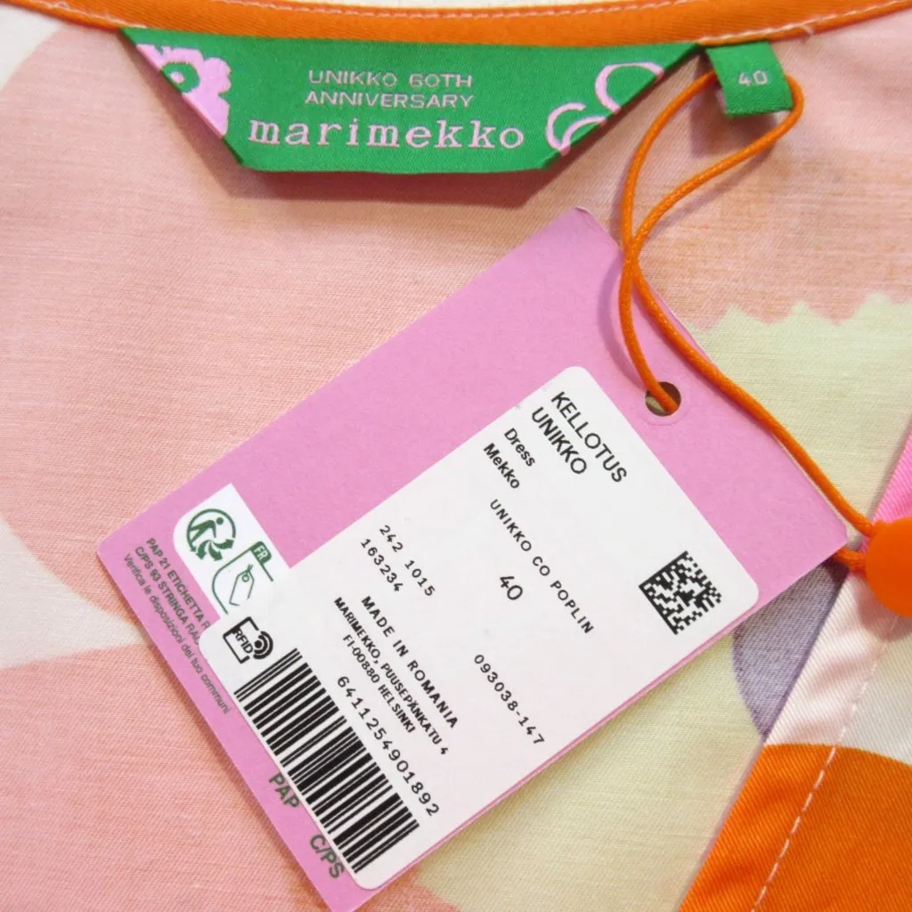 NWT marimekko Kellotus Unikko in Floral Poplin Cotton A - Image 3