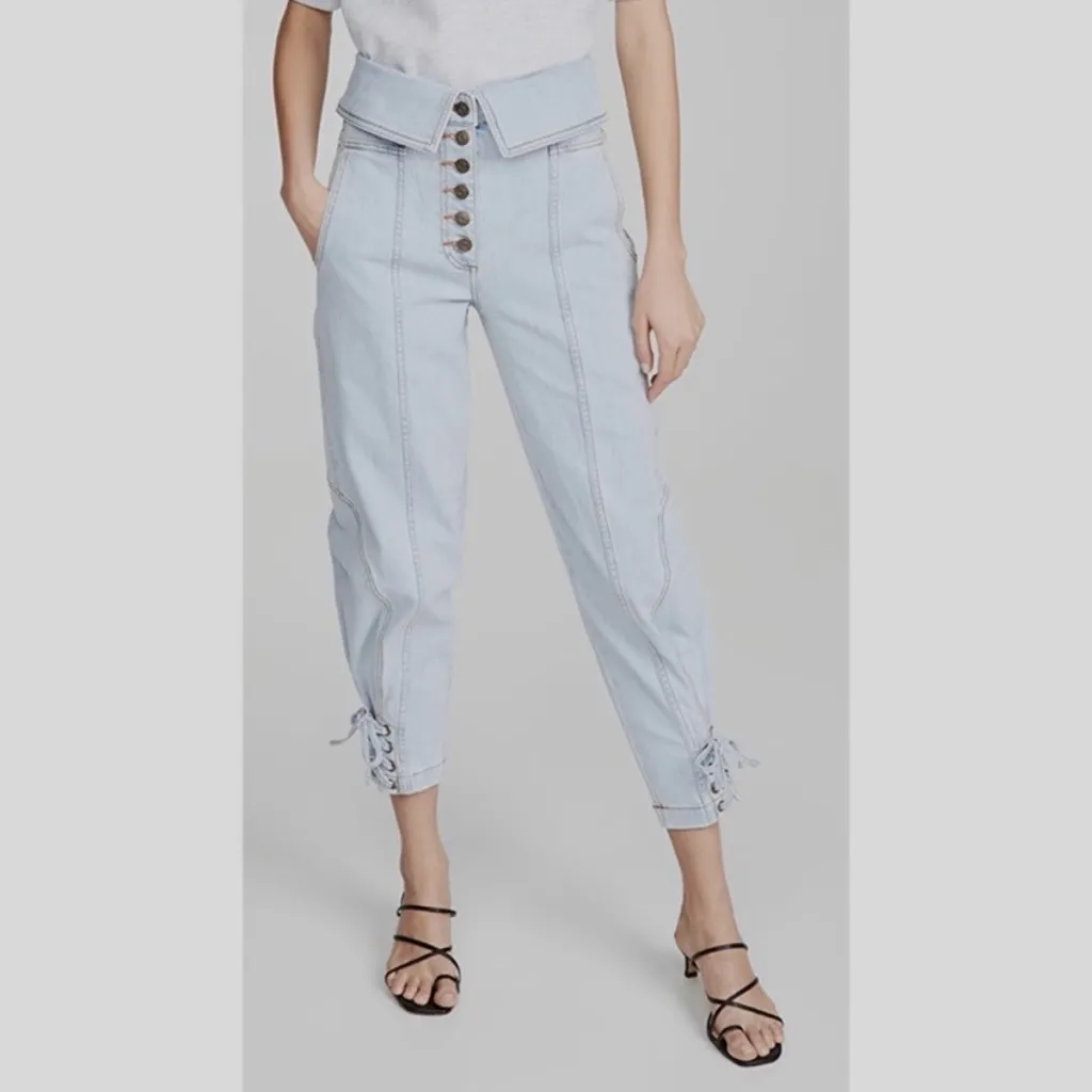 Ulla Johnson Kingston High Waist Stretch Jeans Size 2 - Image 3