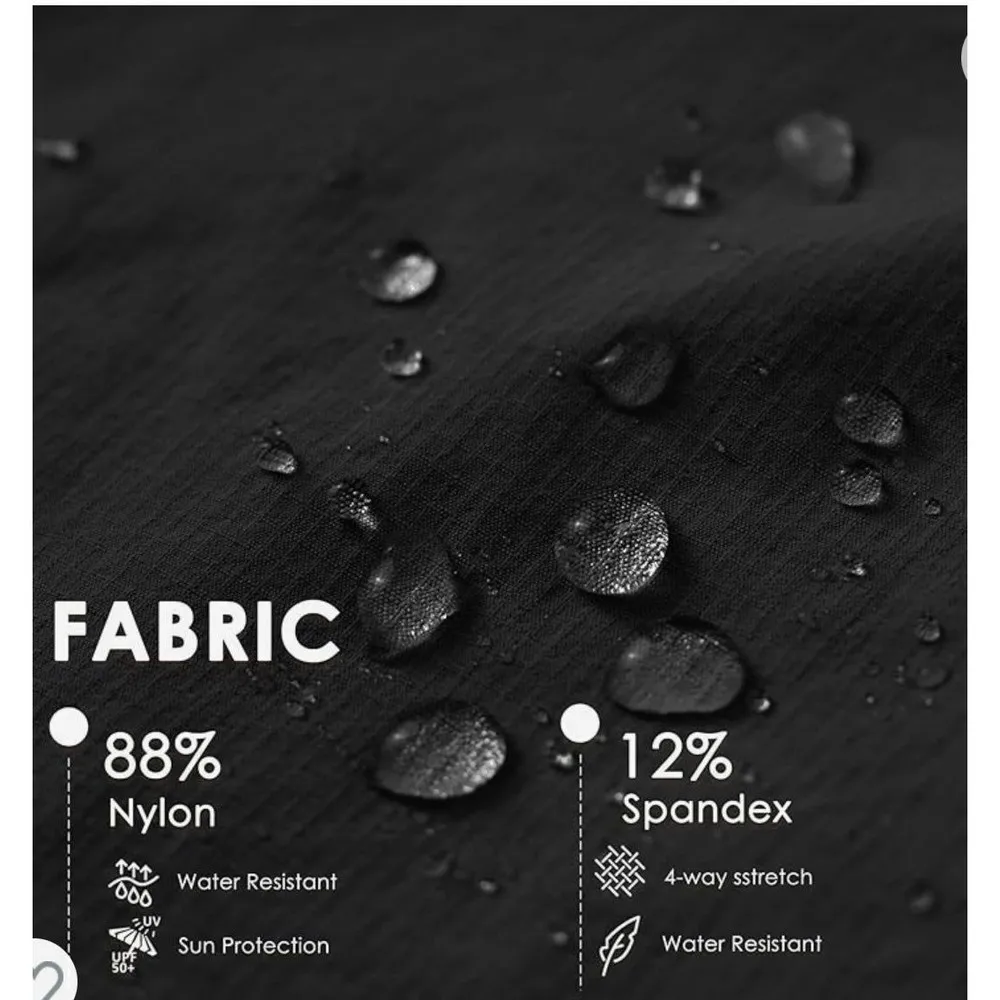 Willit UPF 50+ Quick Dry Skort Size XXL Black New With Tags - Image 5