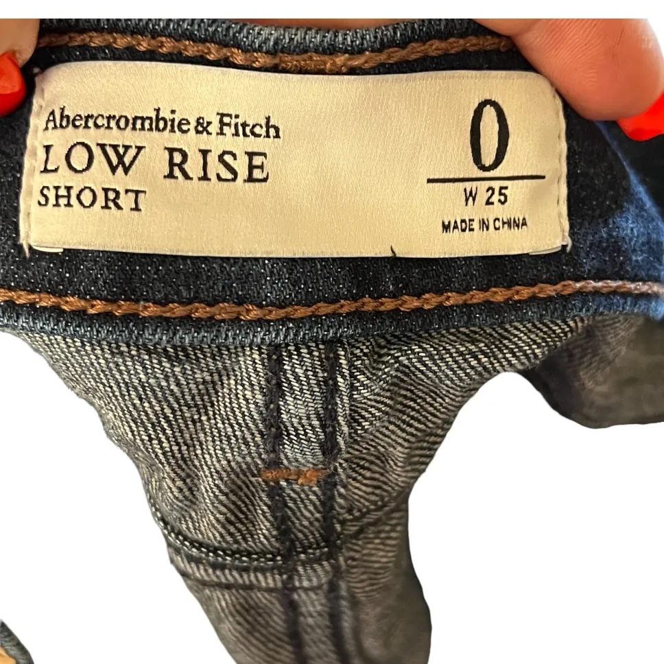 Abercrombie Low Rise Denim Shorts‎ - Image 5