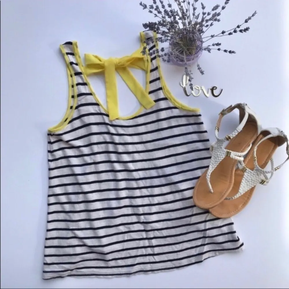 Outback Red  Yellow and Striped Open Back Top - Image 4