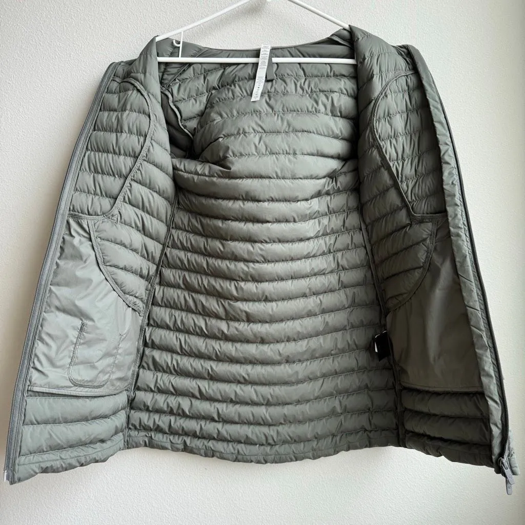 Lululemon Pack it Down Jacket *Long Grey Sage Size 4 Small Goose Down 700 - Image 6