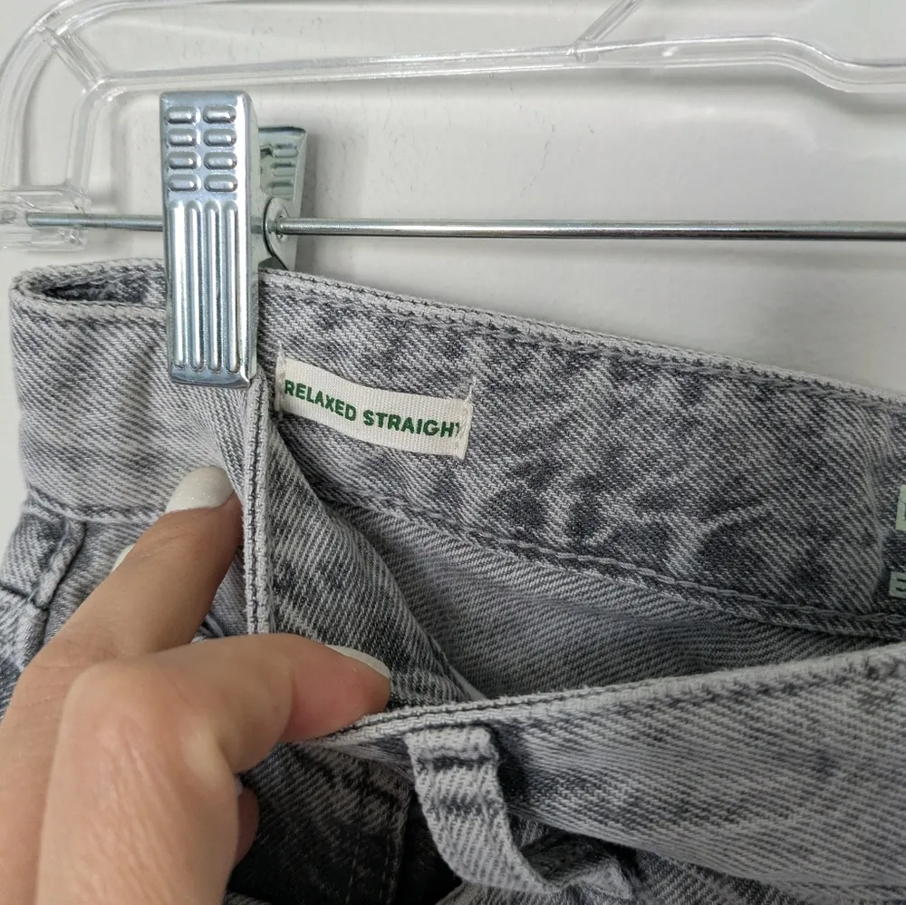 River Island Evelyn Crystal Embellished Rigid Straight Jeans Sz 4 *Flaw* - Image 9