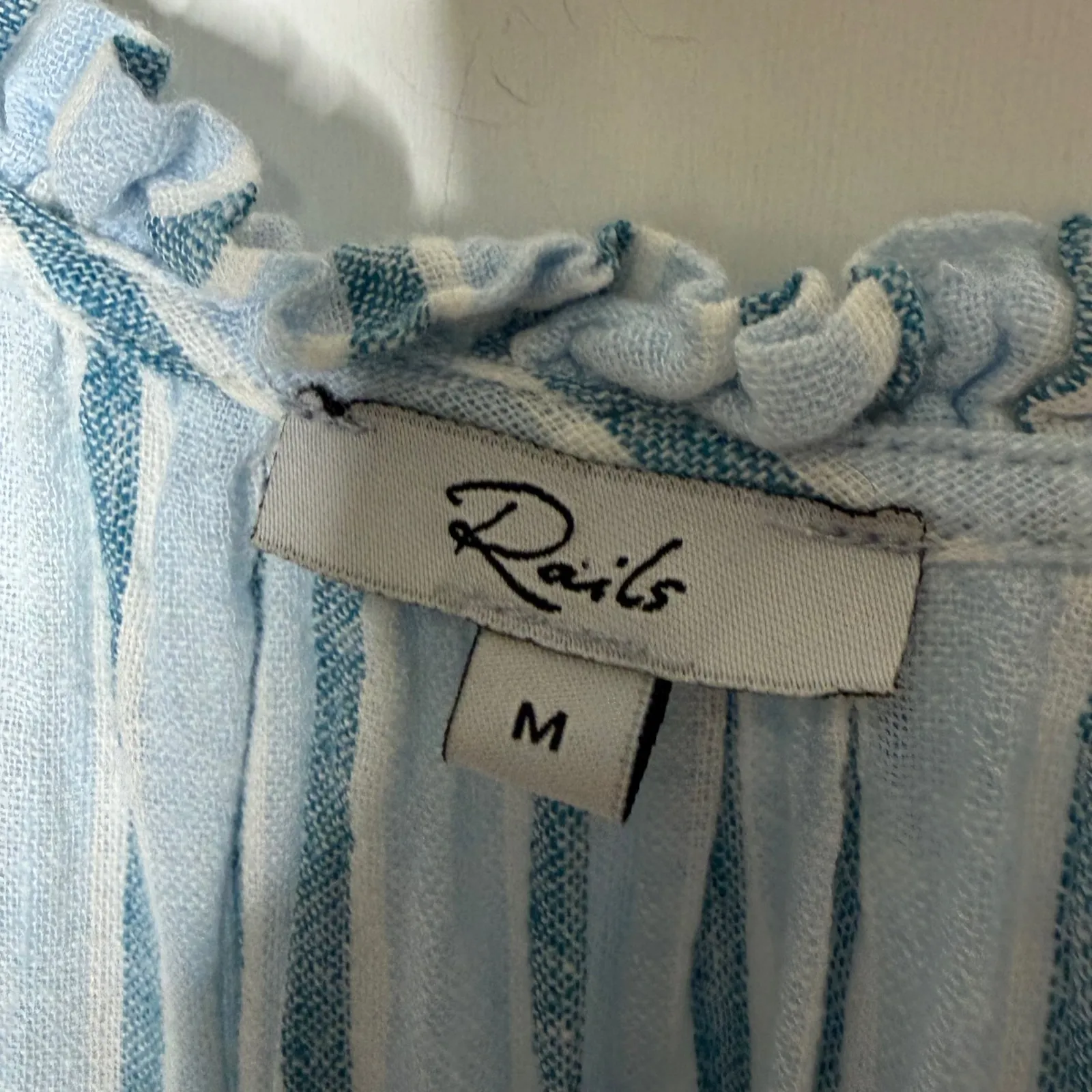 Rails Albany Dress Blue Sz M - Image 8