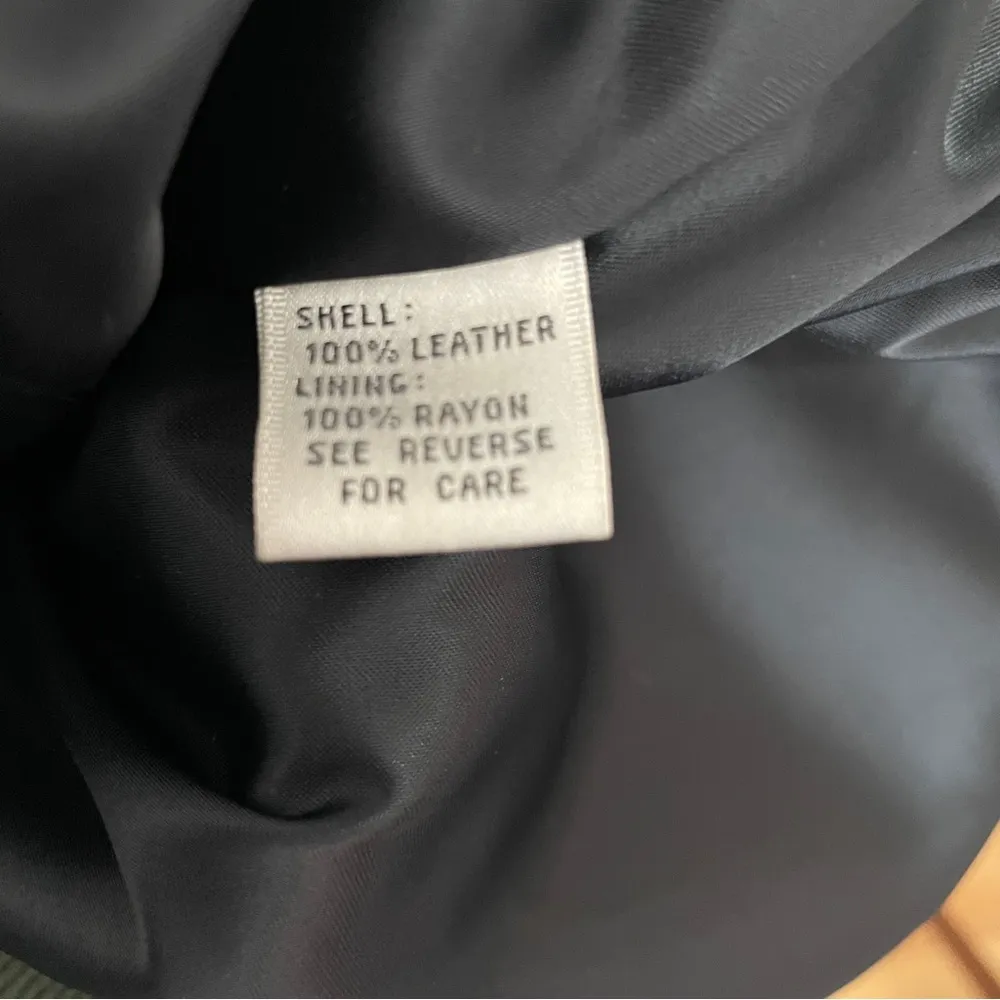 Axis Vintage Womens Leather Jacket Size M Black Size M - Image 2