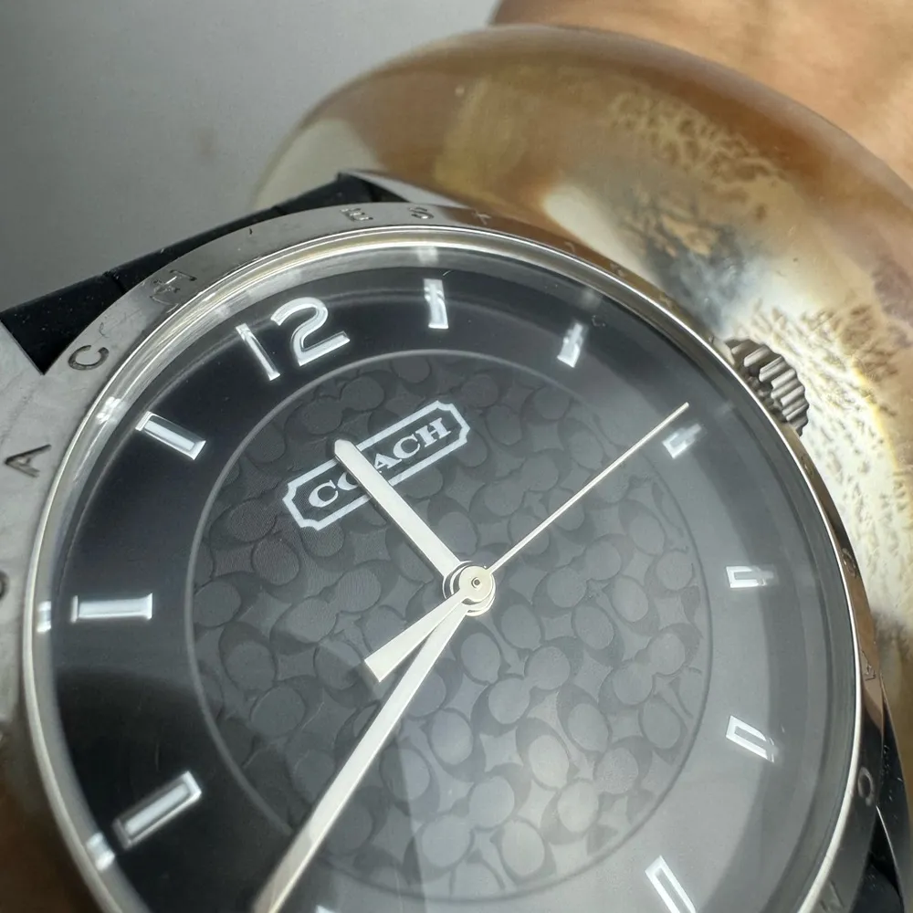 COACH Maddy Stainless Steel Silver Black Wrist Watch - Image 7