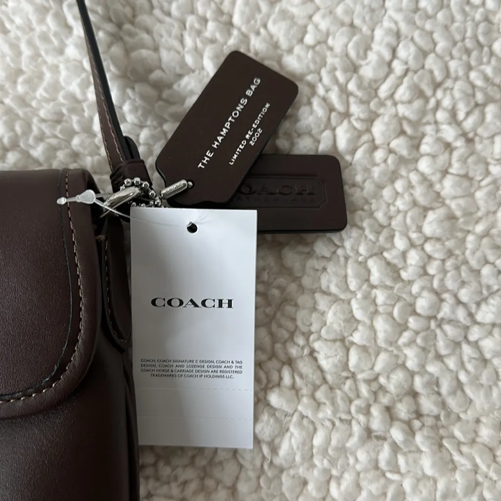 Coach Hamptons Bag Shoulder Purse Maple New NWT - Image 6