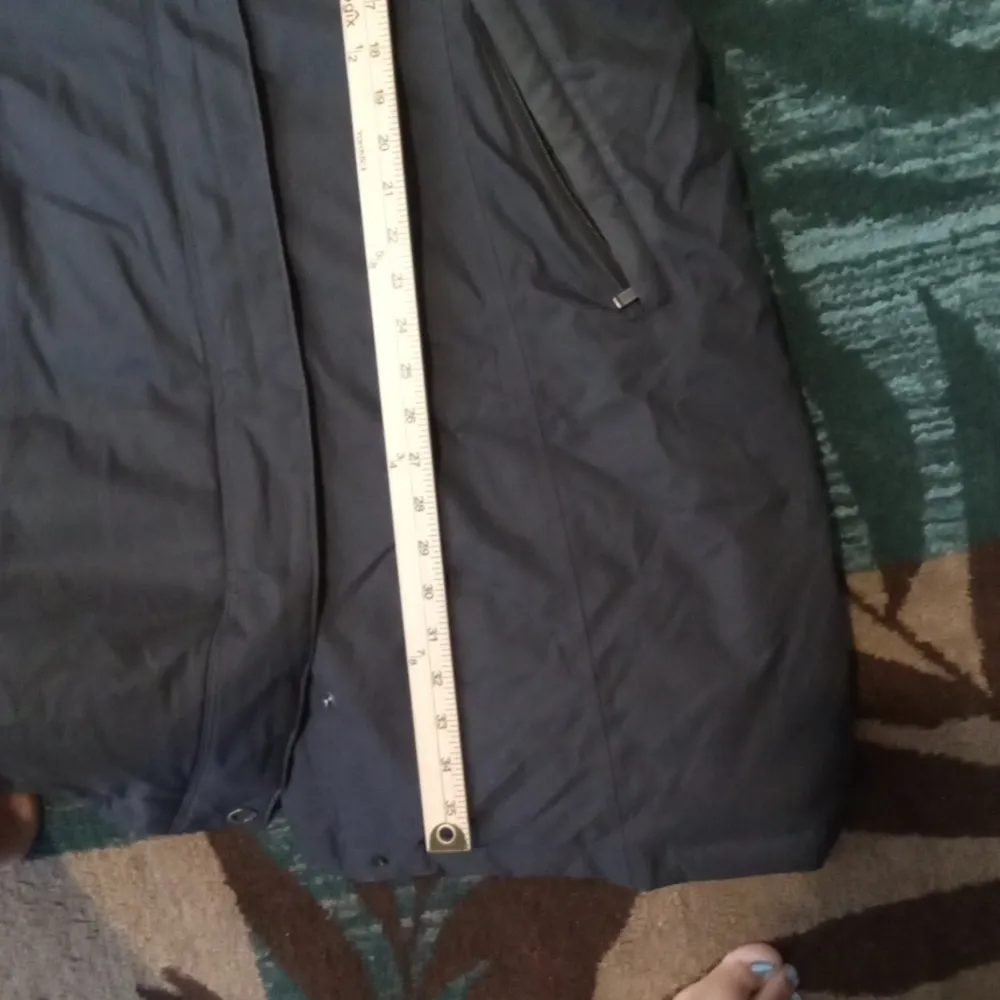 Columbia Omni Tech Waterproof Long Womens Coat Thumbholes Full Zip XL - Image 14