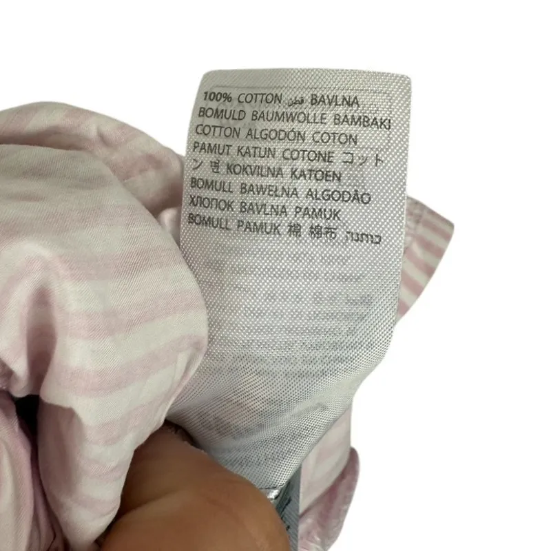 Edikted 100% Cotton Pink and White Striped Shorts w/ Pockets- Small - Image 6