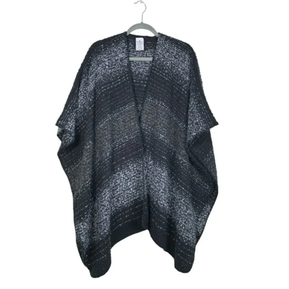 Woolrich  Black Gray Cape One Size EUC - Image 2