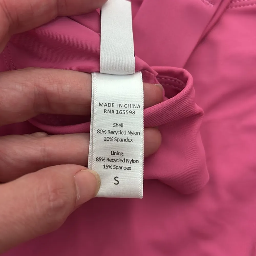 Andie Bikini Set Kalama Top Classic Bikini Bottom Pink size Small NWOT‎ - Image 4