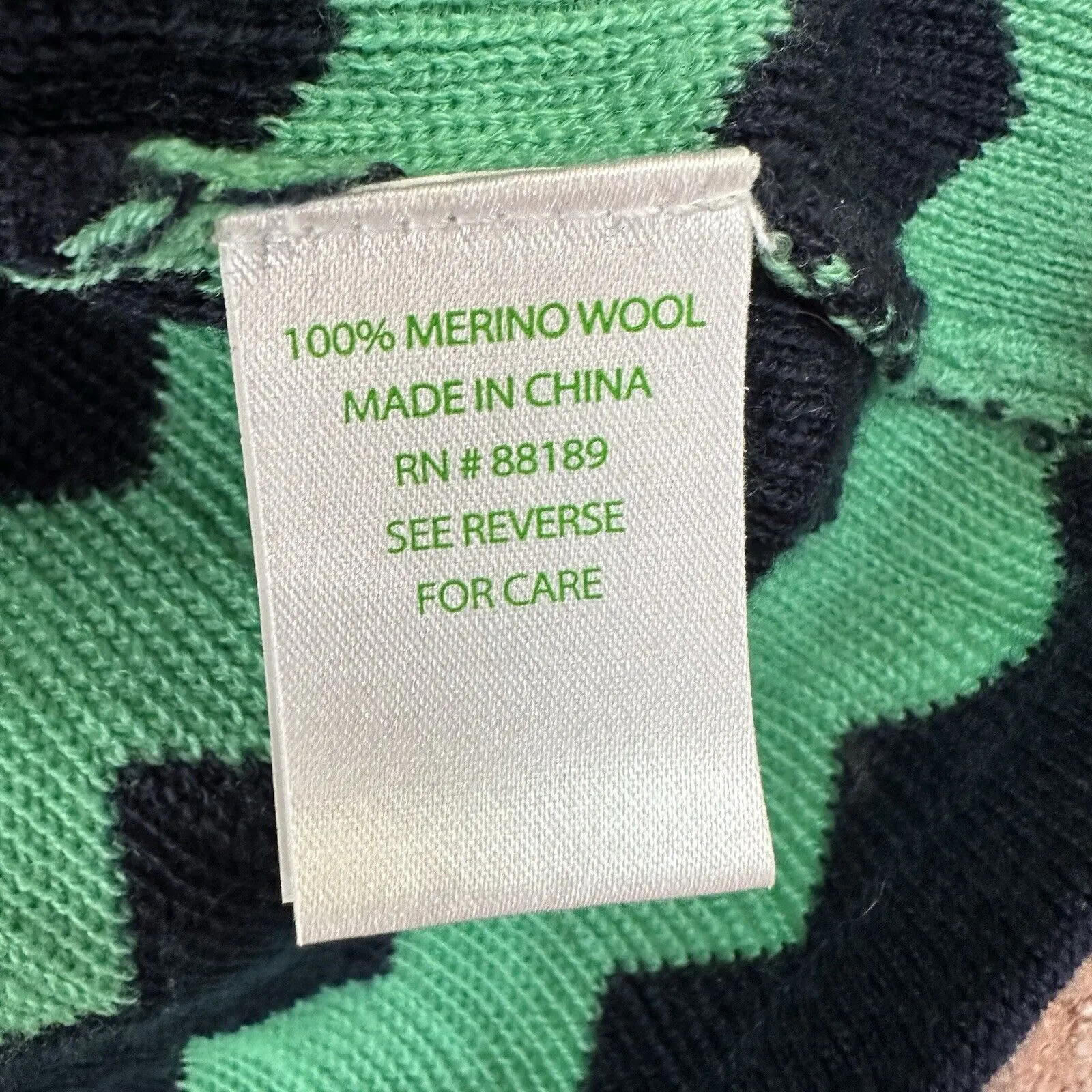 Lilly Pulitzer Chevron Merino Wool Shift Sweater Dress Navy Green Small - Image 6