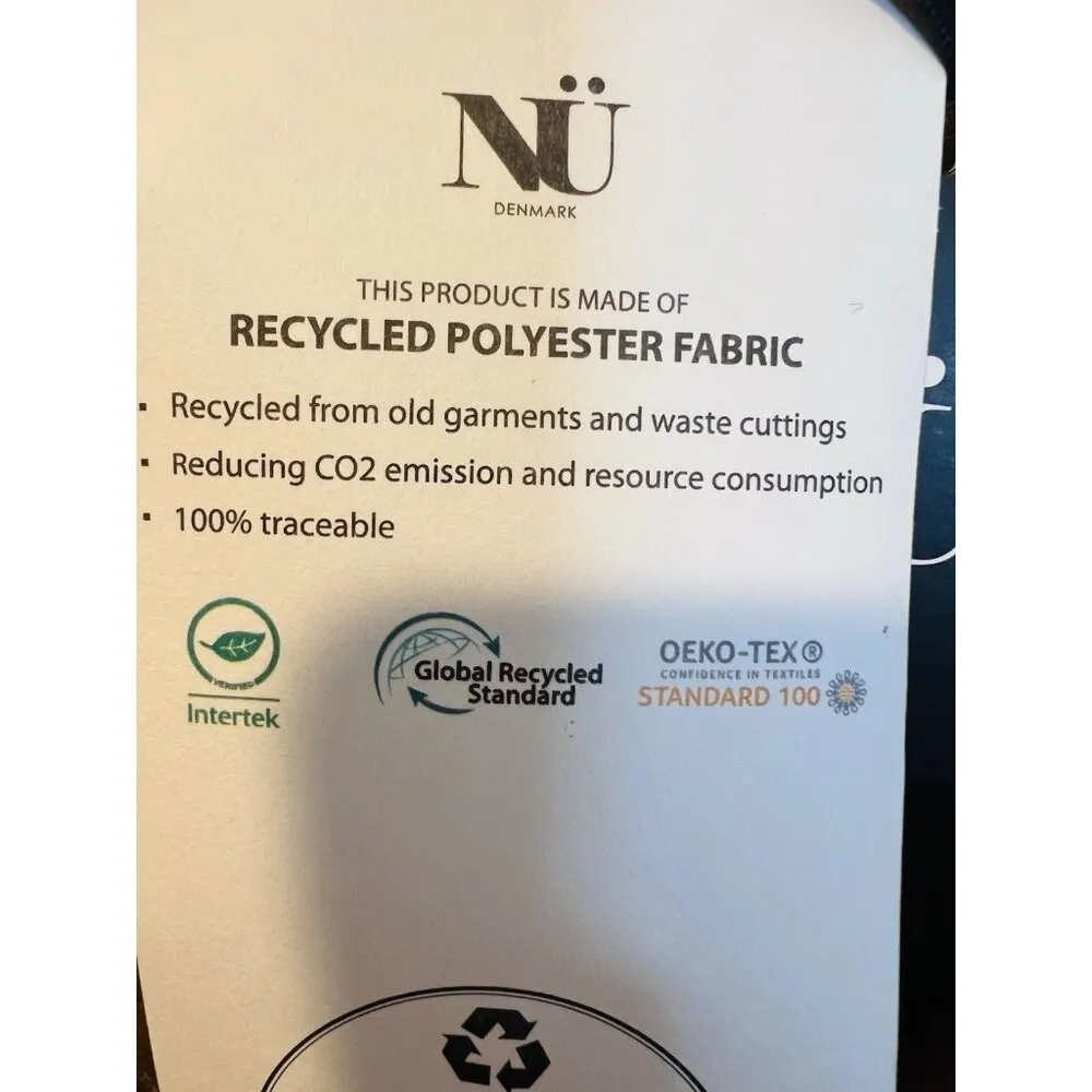 Nu Denmark Rosie Blouse Size Small Toffee Brown Silky V - Image 6