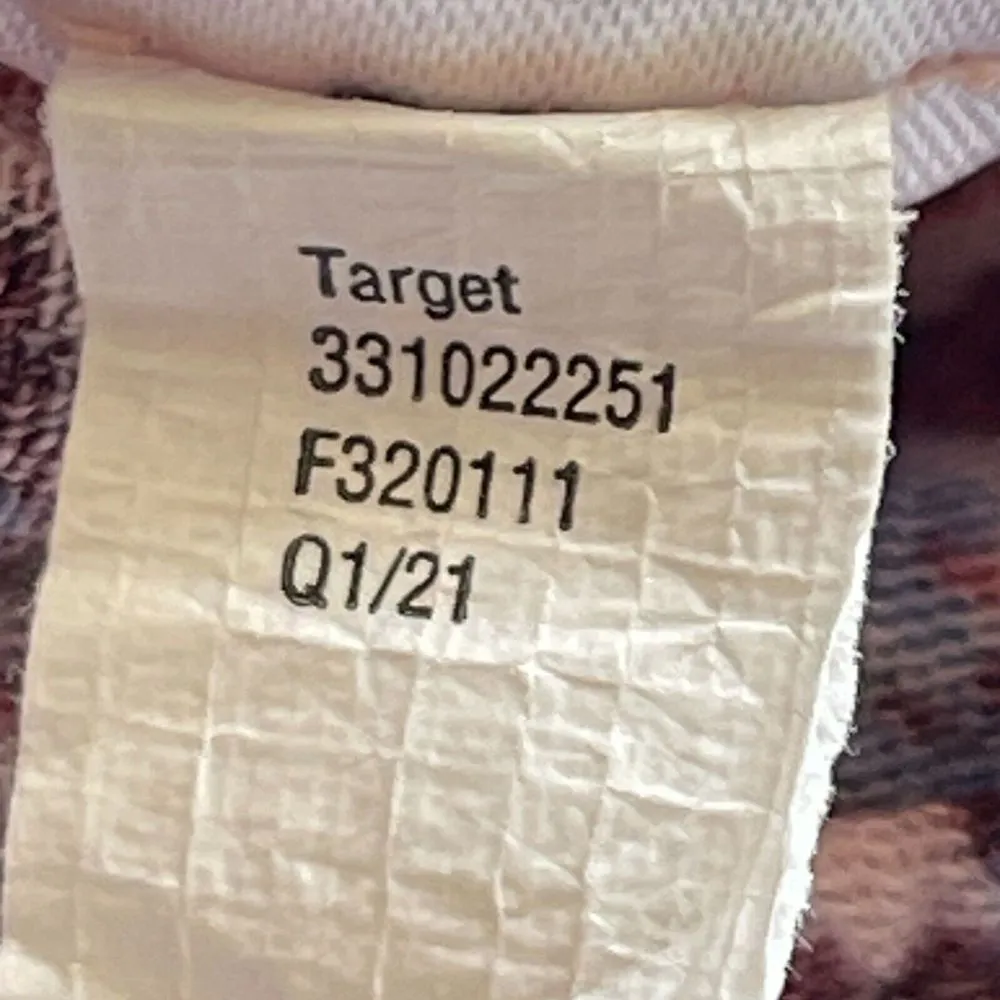 Wild Fable Smocked Crop‎ Top Womens M Pink Floral Puff Sleeves Tie Front Peasant - Image 10