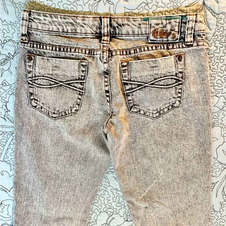 BILLABONG The Skinny Retro Worn Style Jeans Sz 3 - Image 4