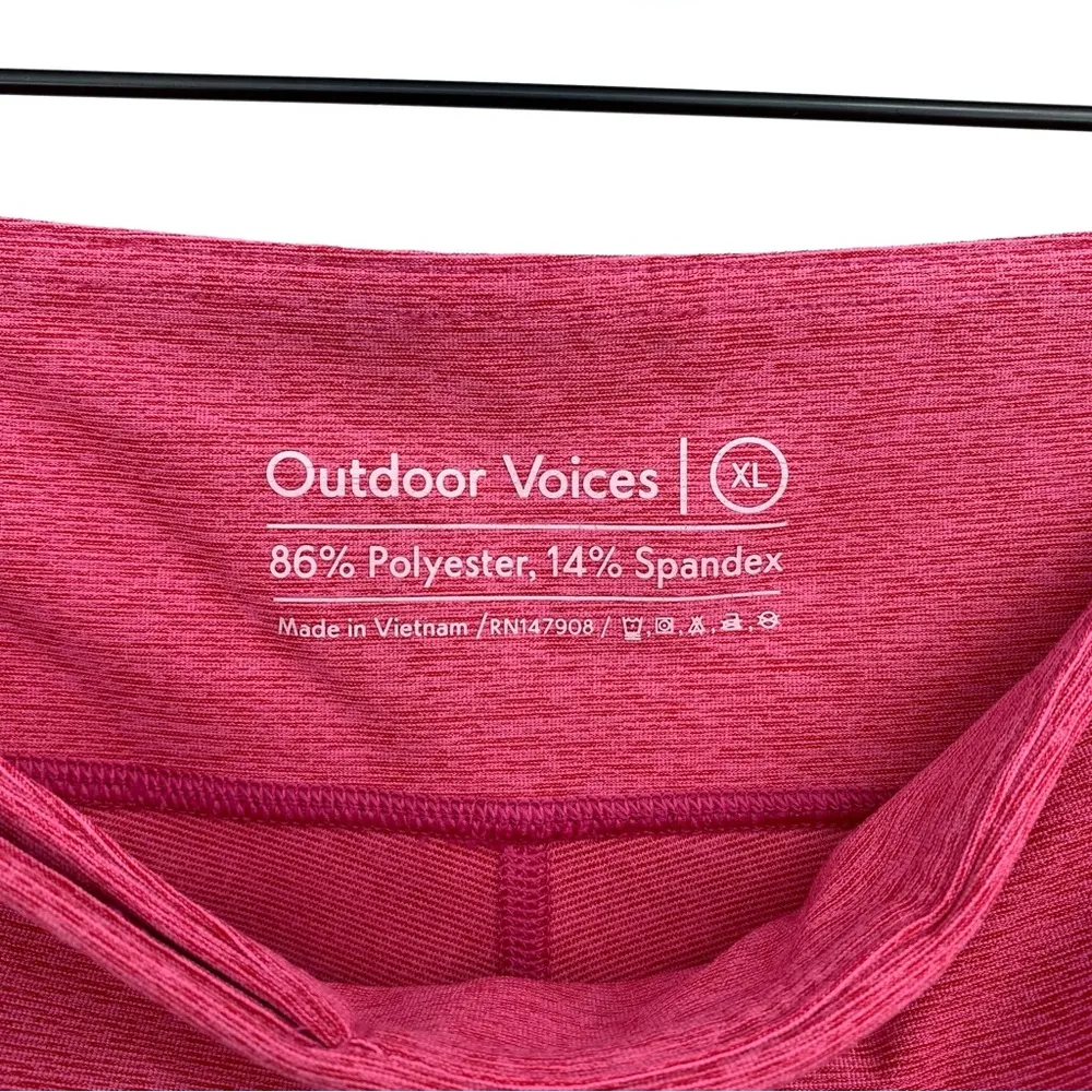 OUTDOOR VOICES Warmup Legging Hot Bubblegum Pink XL - Image 6