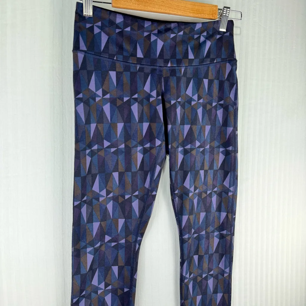 Lululemon Wunder Under Full-On Luon Low Rise Geometric Print Leggings Size 6 - Image 3