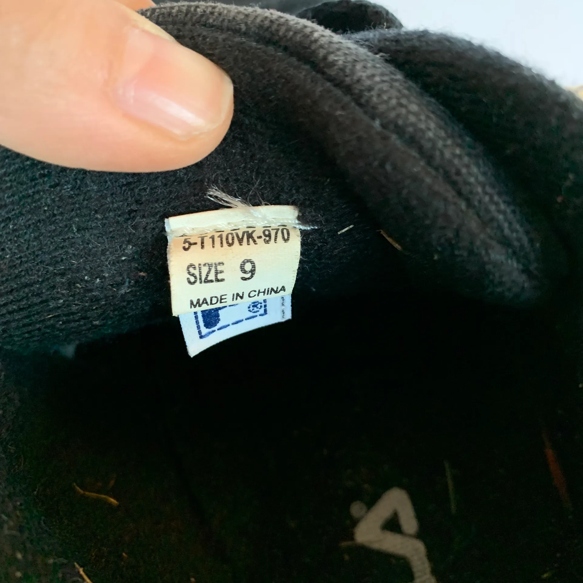 Vintage Black Low Top Fabric  Sneakers - Image 7