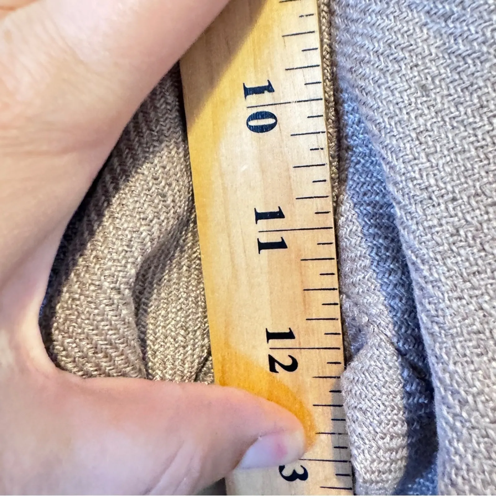 Ronny Kobo Torn Bernee Cargo Wide Leg Trouser Pants Womens XS Tan Fall Preppy - Image 7