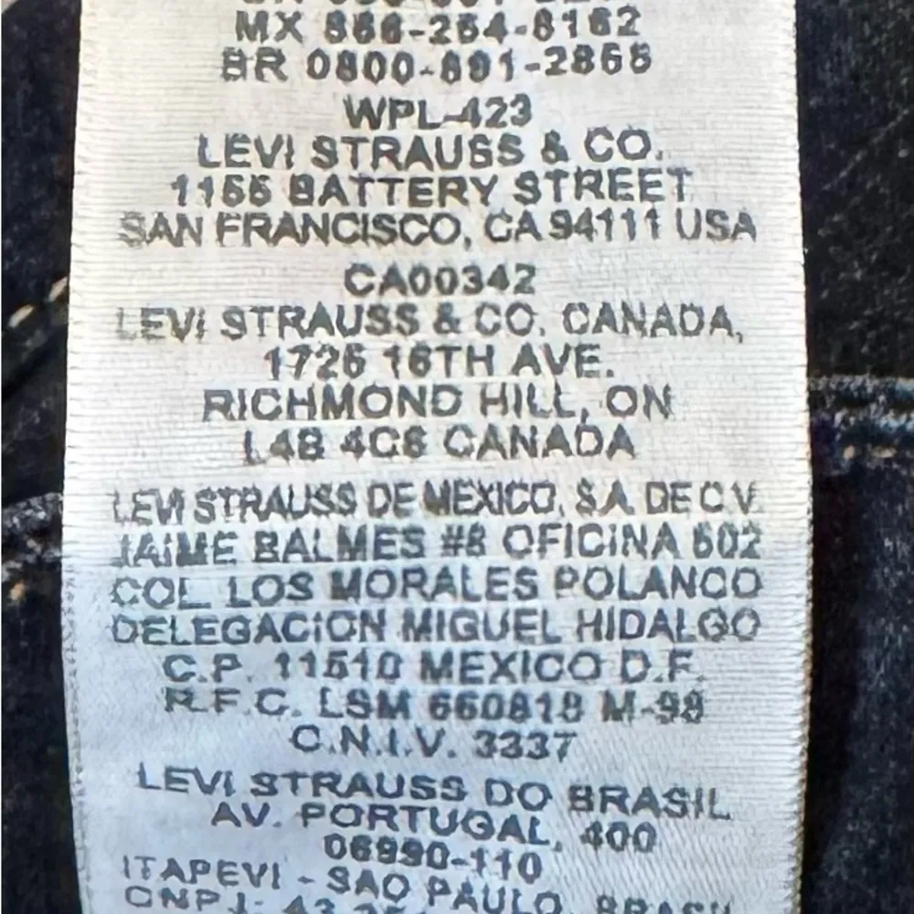 Levi Signature Mid Rise Straight Denim Jeans Dark minimalist everyday denim 4M - Image 9