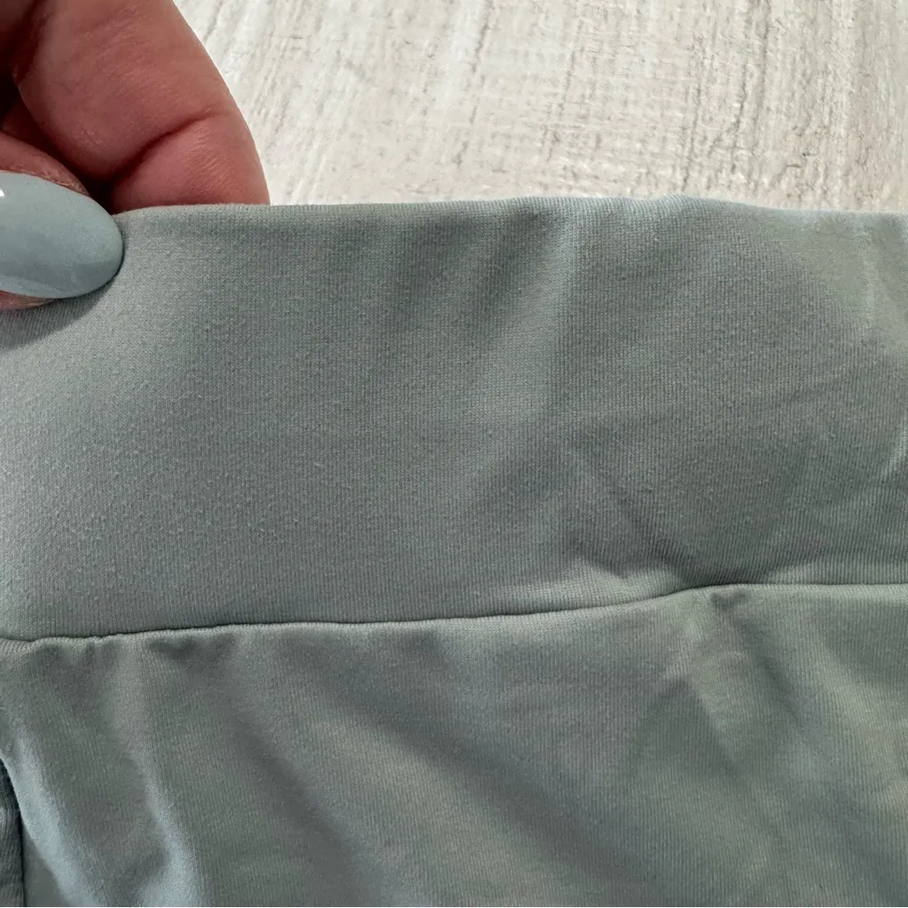 Meshki Basics‎ Tiffani Mini Biker Shorts size Small Ice Blue Pastel - Image 6