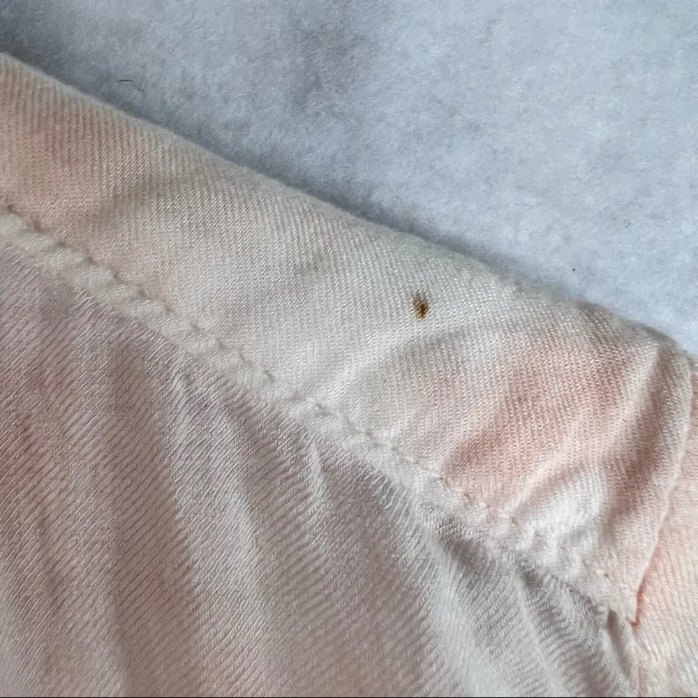 BELLA DAHL Womens Shirt Tail Button Down Coral Sunset Tye Dye Shirt Sz S Boho - Image 10