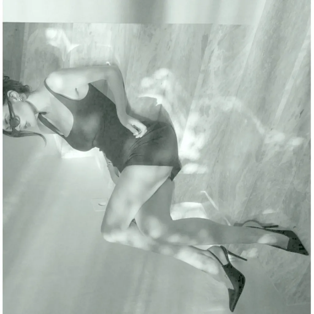 Alo Alosoft Head Start Dress Botanical Green Brushed Bodycon Scoop Neck Mini M S - Image 6