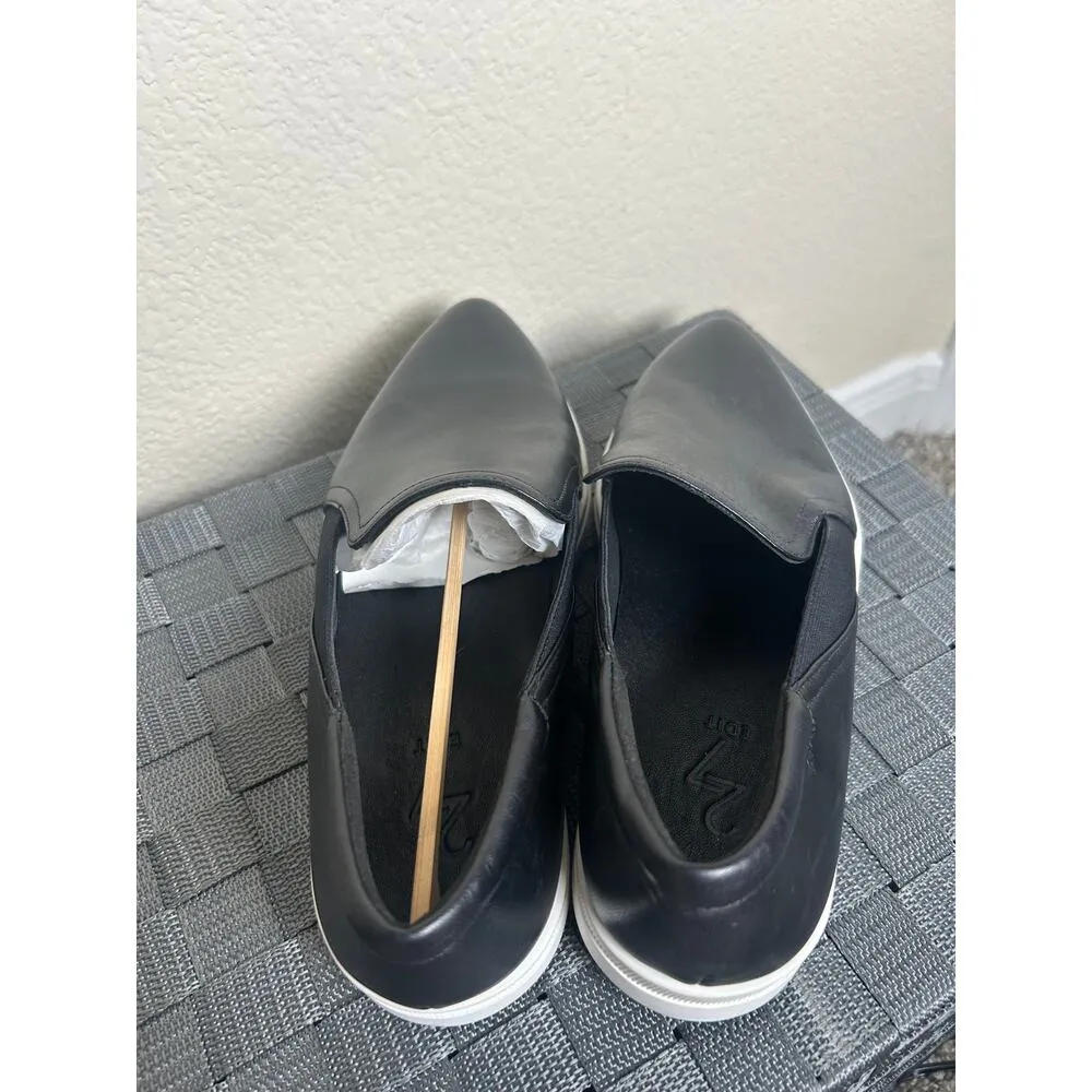 NEW 27 Edit Naturalizer Tyra Slip On Women's Size 7.5 Black Leather Shoes Office - Image 6