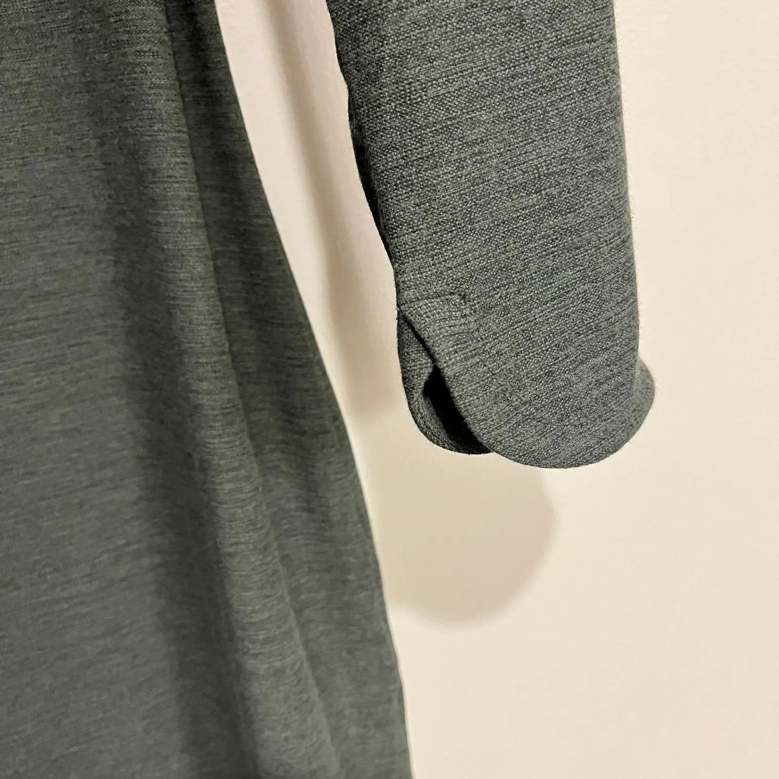 Toad & Co Dress Intermosso Long Sleeve Olive Green X Large Size XL - Image 3