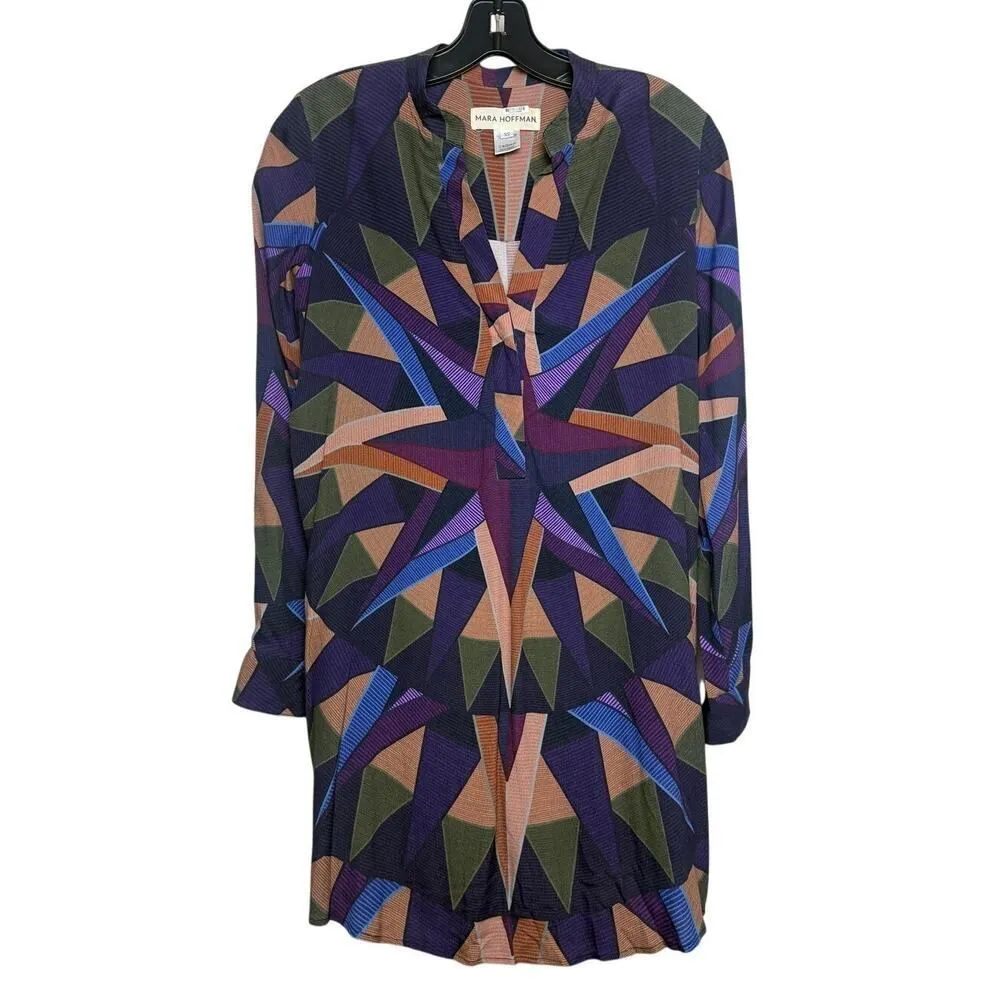 Mara Hoffman Compass Shirt Dress Sz. XS - Image 3