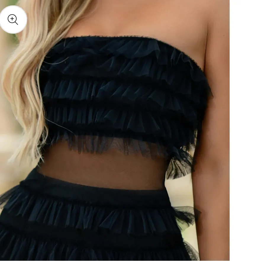 NWT‎ VELVI GEORGIA Mini Tulle Black Dress Sz XS - Image 4