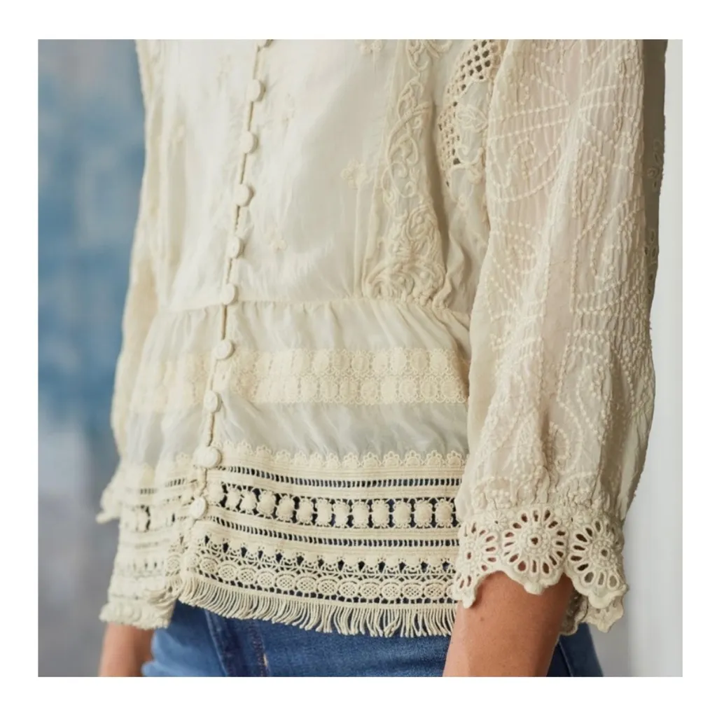 JOHNNY WAS Polyvore Juniper blouse - Image 5