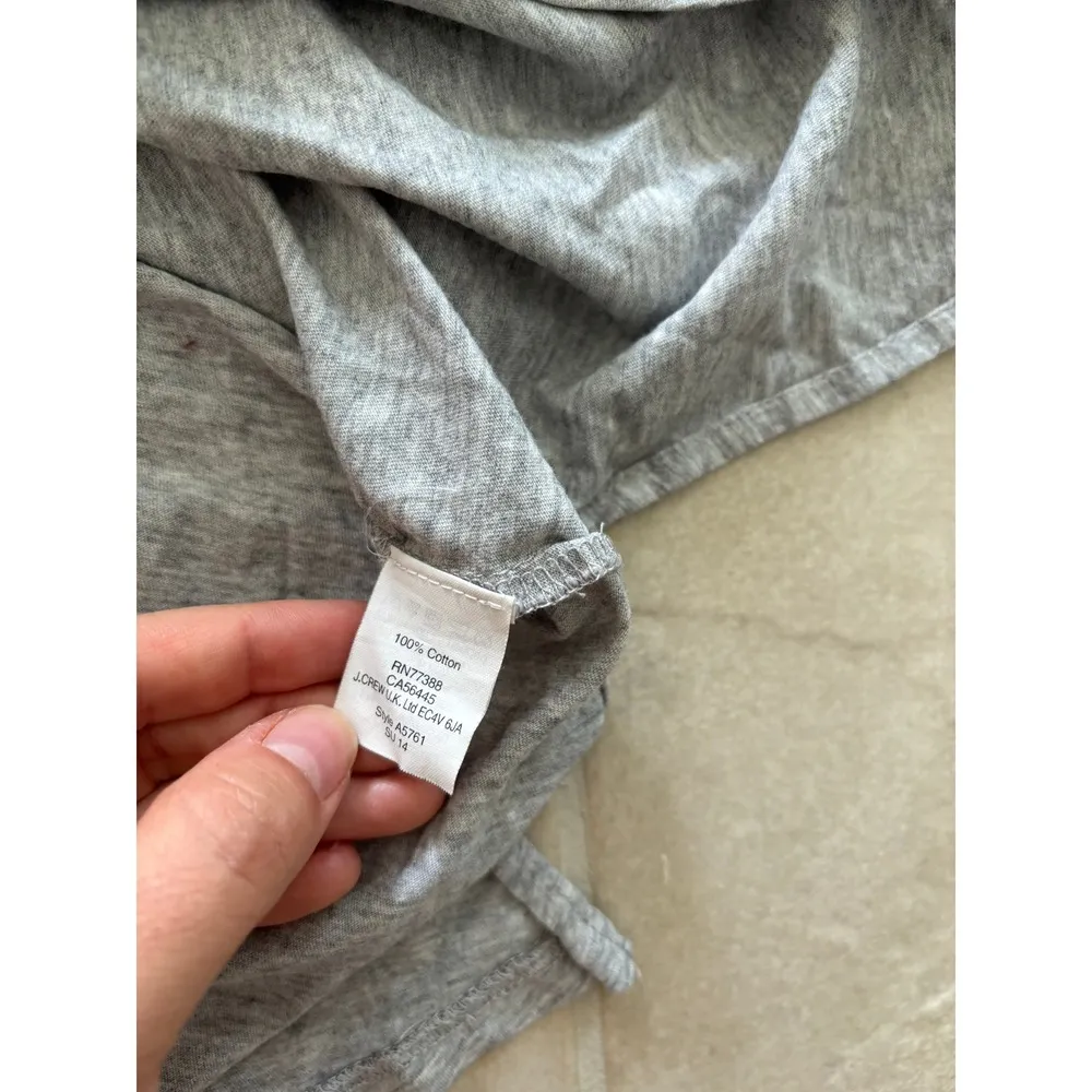 J Crew Dress Womens Size Small Gray Sleeveless Capsule Minimalist Neutral Beachy - Image 6