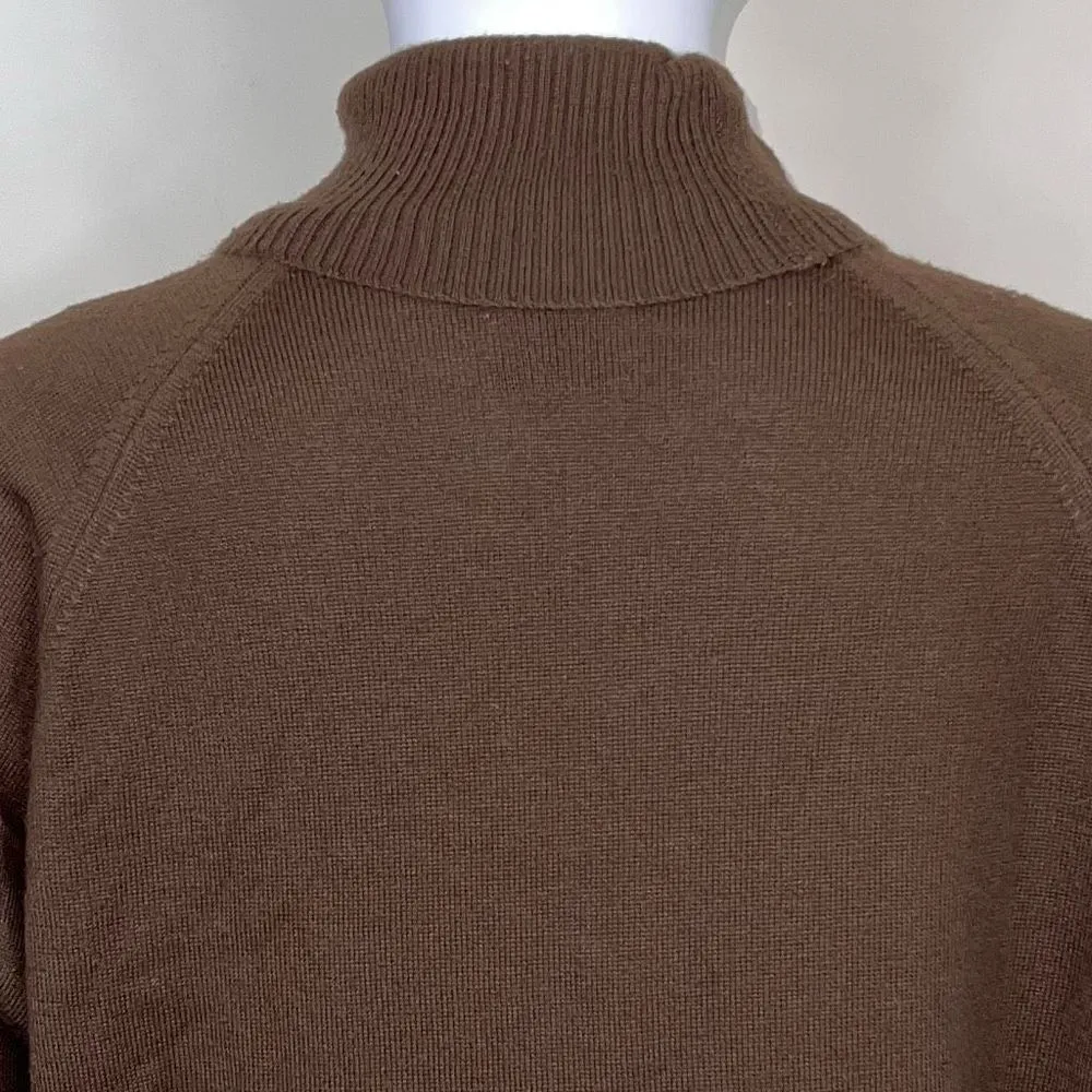 Stulmaker’s of Albany Vintage Acrylic Turtleneck in Brown Size M - Image 10