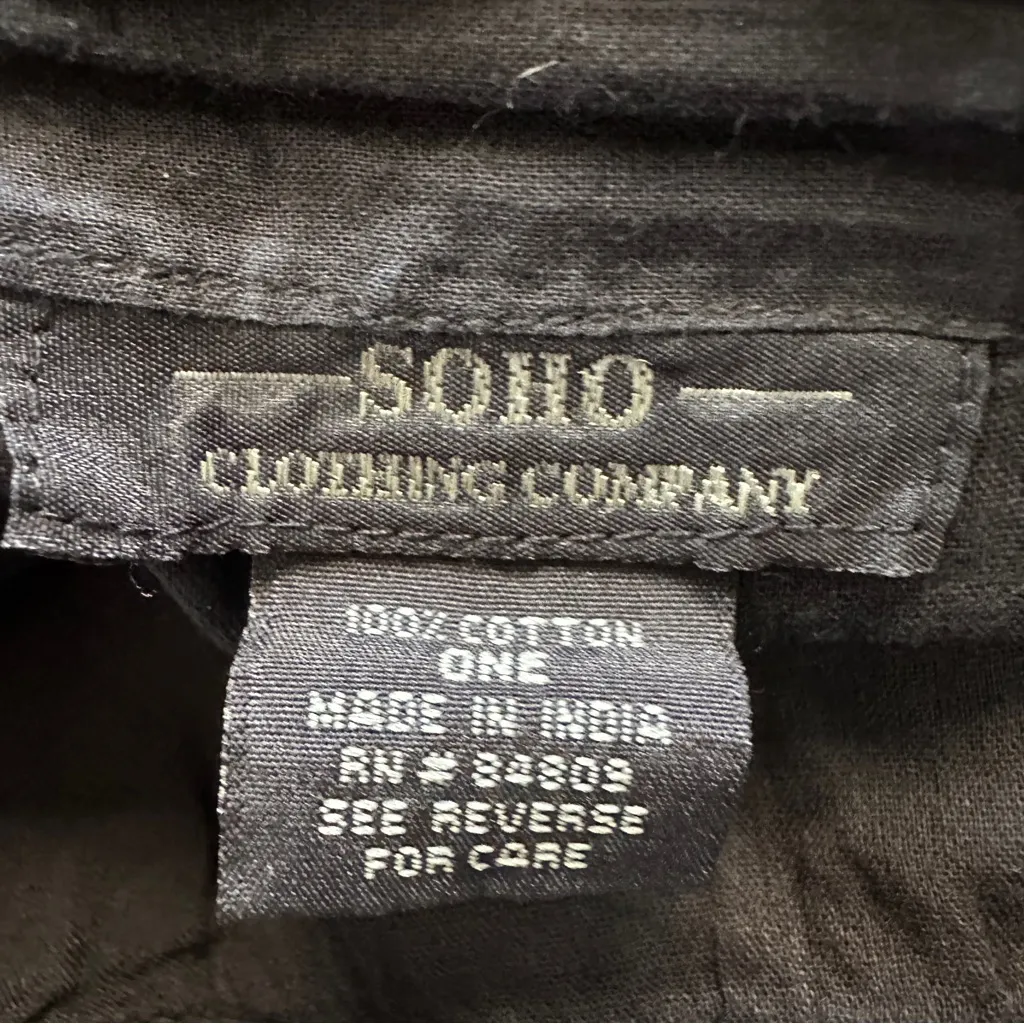 Women’s Black Boho Beaded Wrap Skirt one size - Image 4