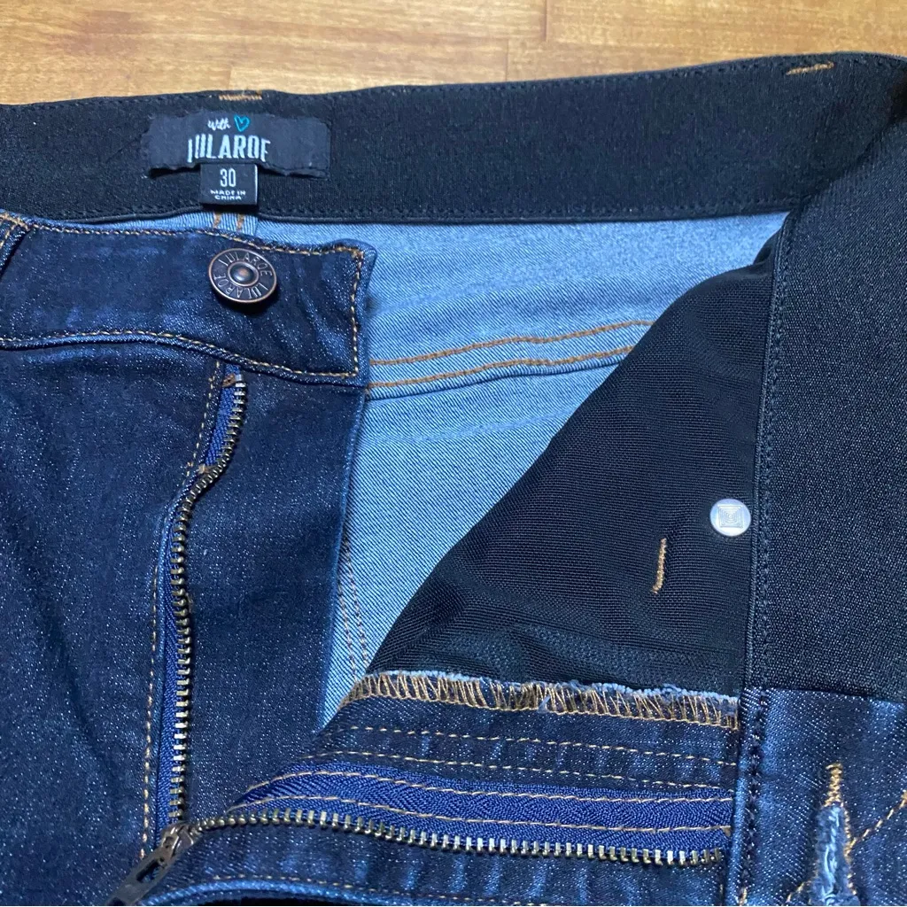 LuLaRoe Dark Blue Denim Jeans - Image 5