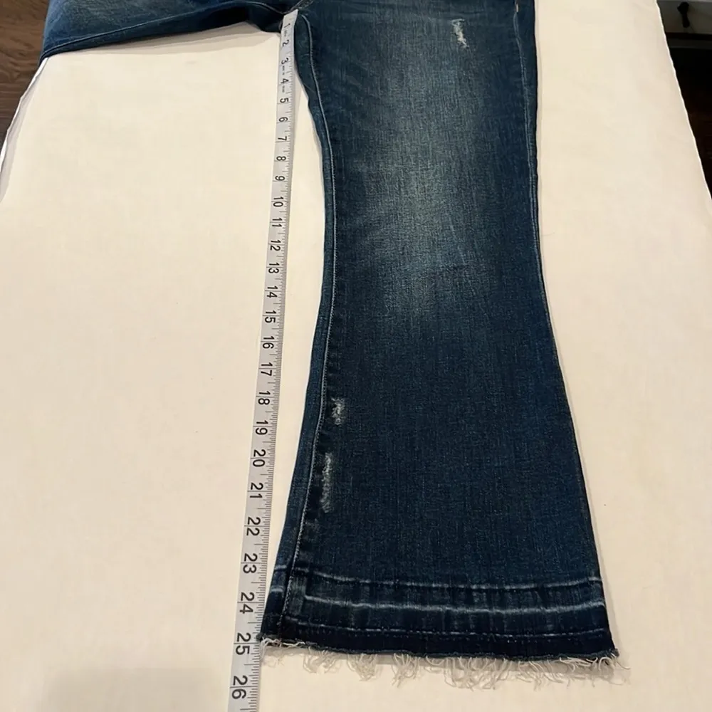 DL1961 Lara Mid Rise Instasculpt Cropped Boot Size 26 - Image 6