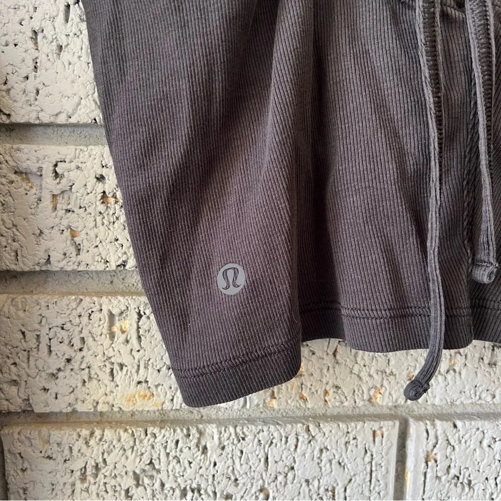 Lululemon Open Back Ribbed Long Sleeve Shirt - Image 6