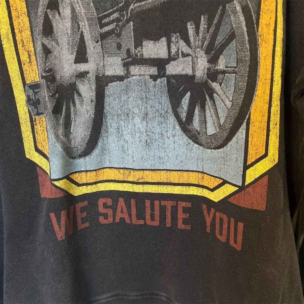 AC/DC "We Salute You" Unisex Crew Neck Sweatshirt Black Size M - Image 5