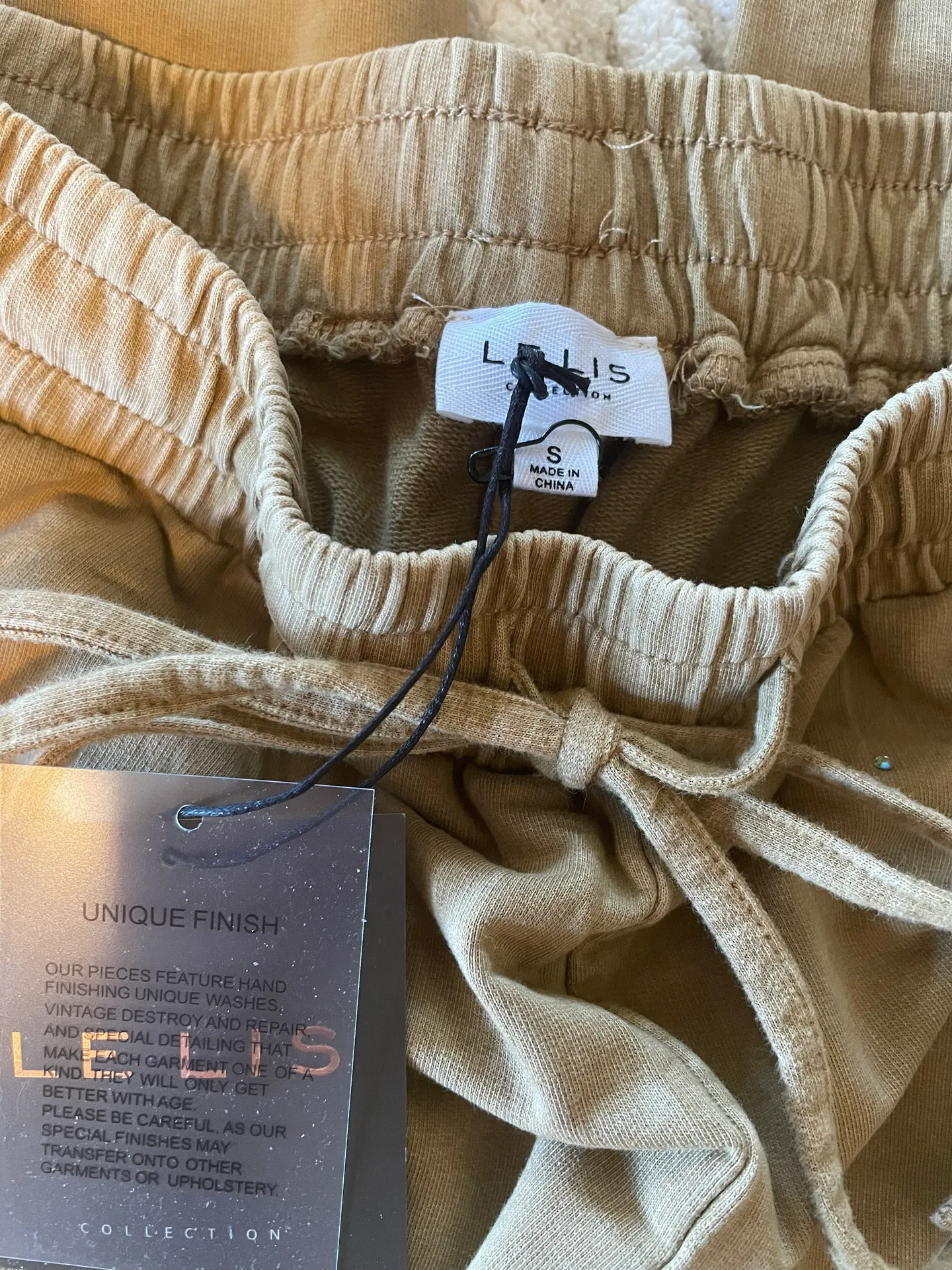 Lane 201 Boutique Jogger Set Tan - Image 2