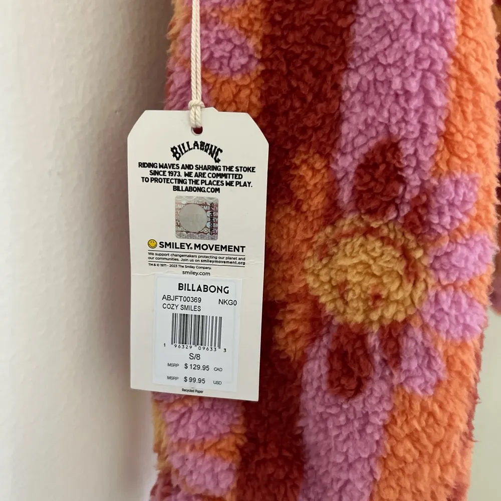 Billabong cozy Smiles Hoodie NWT - Image 5
