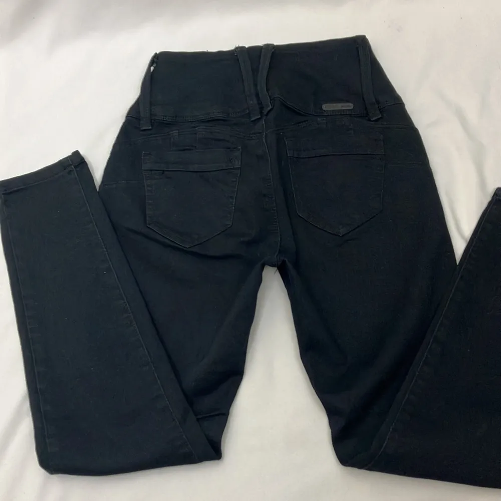 Ella Jeans black high waisted skinny pants woman’s size 1 - Image 5