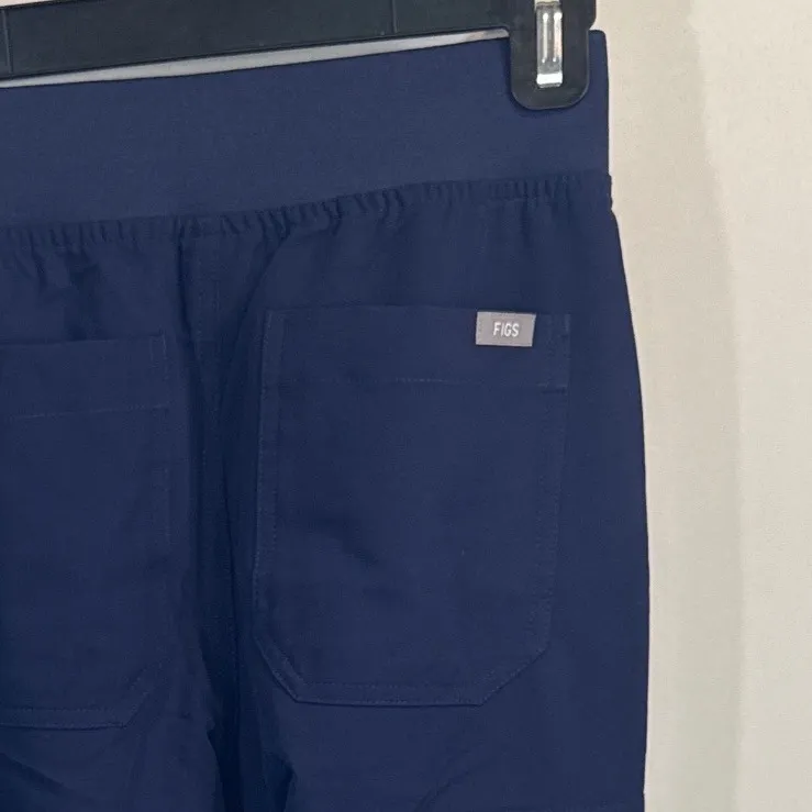 FIGS Womens Yola Yoga Waistband Skinny Scrub Pants Navy XXS NWT - Image 8