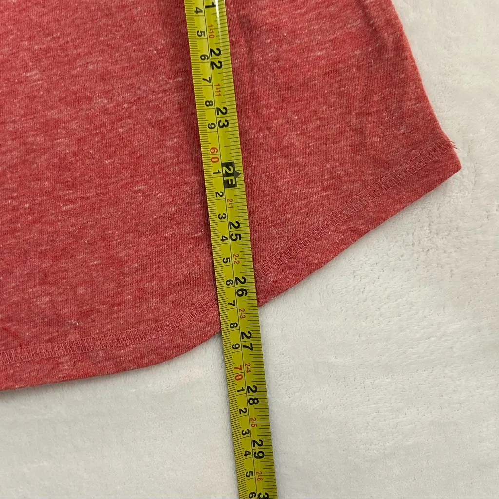 Atlanta Hawks NBA Basketball 5th & Ocean Red 3/4 Long Sleeve Tee Shirt Women’s S - Image 7