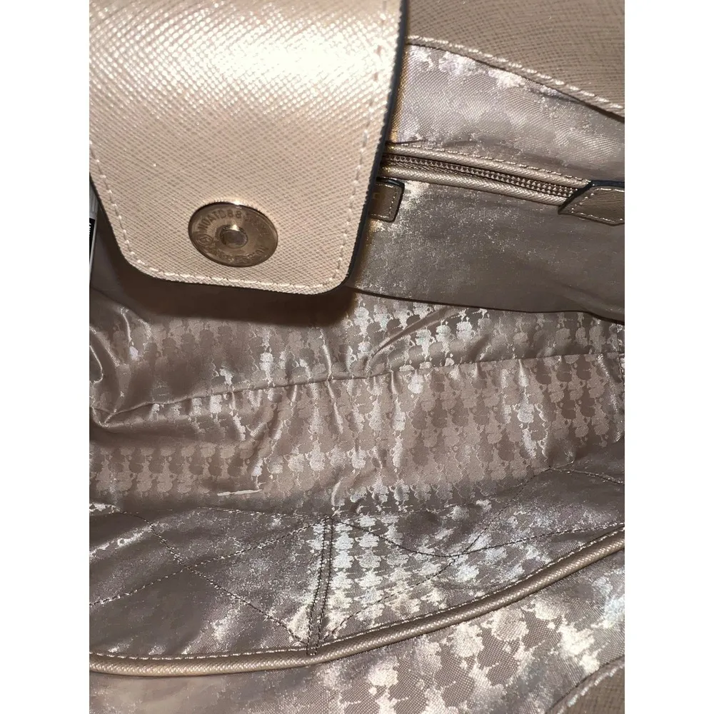 Karl Lagerfeld‎ Paris Tote Bag Purse Handbag Satchel Shopper Carryall Neutral - Image 9