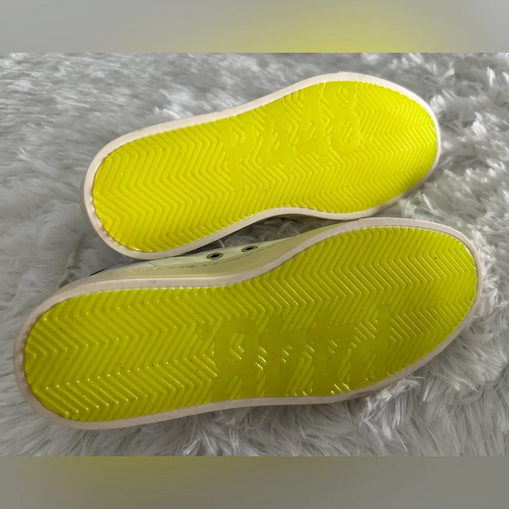 New P448 White Patent‎ sneakers shoes sz 35 - Image 8