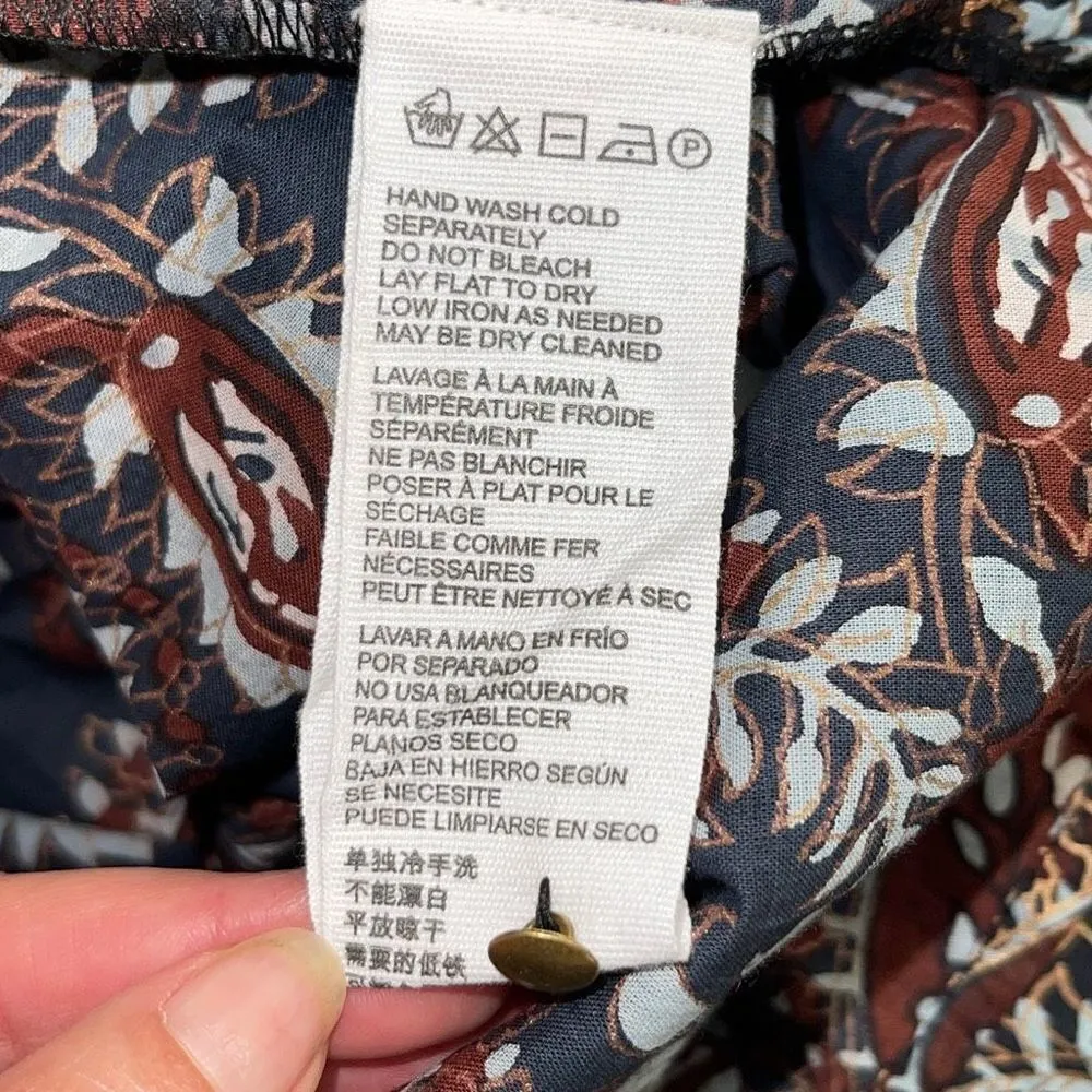 Cleobella Jillian Blouse‎ in Avalon Floral Print Size XSmall New Cotton organic - Image 10