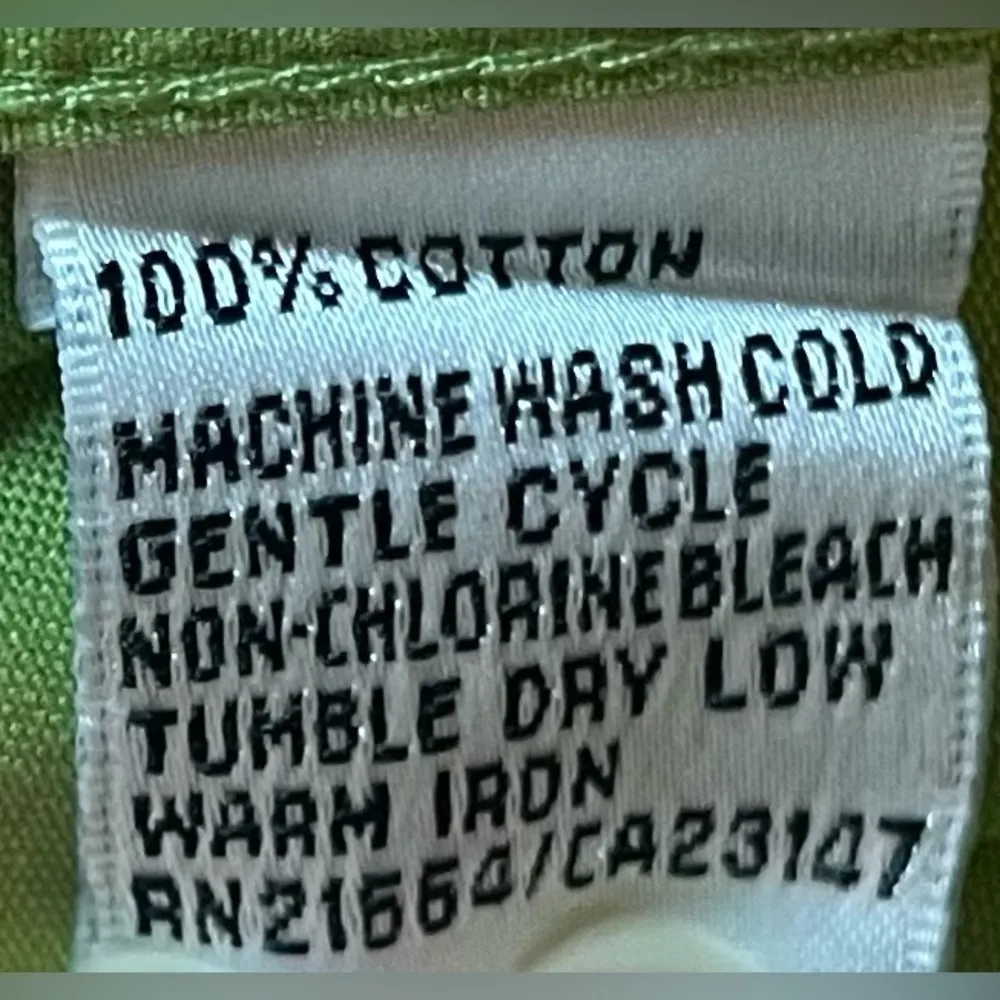 Talbot- Mustard green woman’s button down shirt Size‎ 4 - Image 8