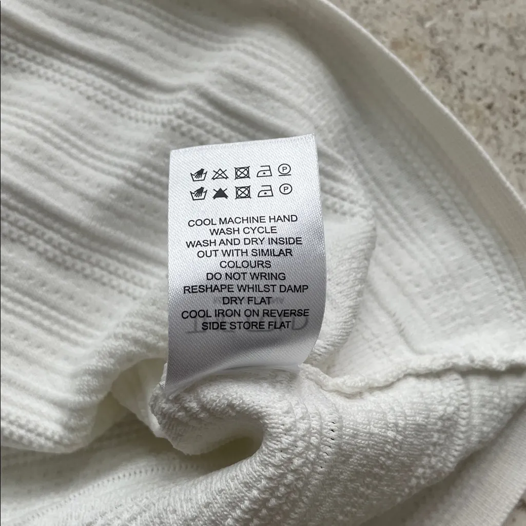 The Fold Pointelle Jumper Top White - Image 14